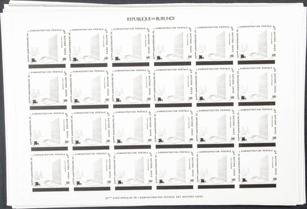 Lot 679 - burundi burundi -  IBERPHIL Auction #109. The Fournier Universe. Part 1