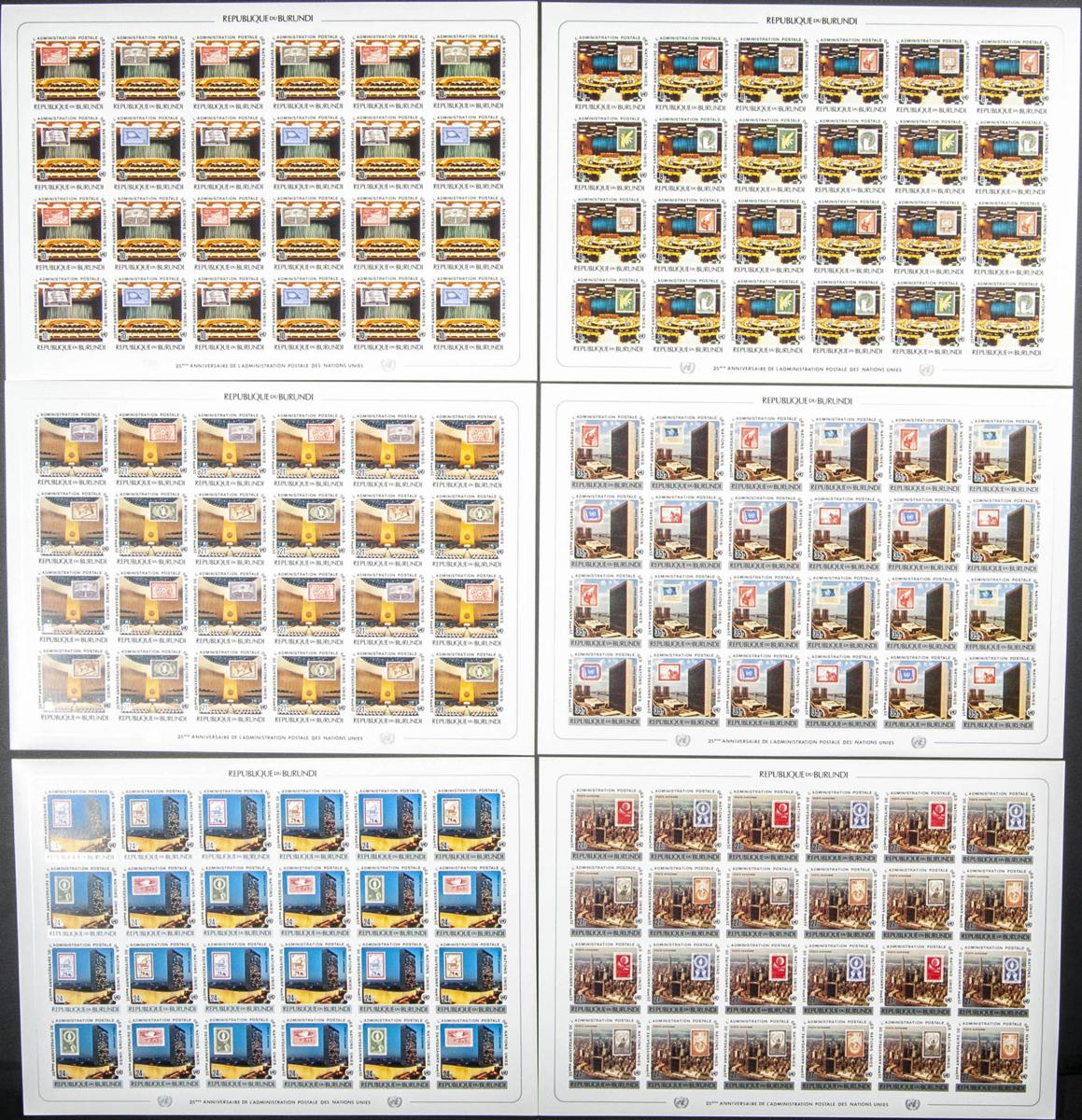 Lot 684 - burundi burundi -  IBERPHIL Auction #109. The Fournier Universe. Part 1