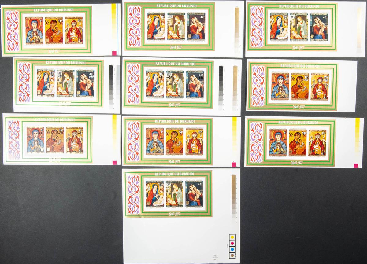 Lot 694 - burundi burundi -  IBERPHIL Auction #109. The Fournier Universe. Part 1