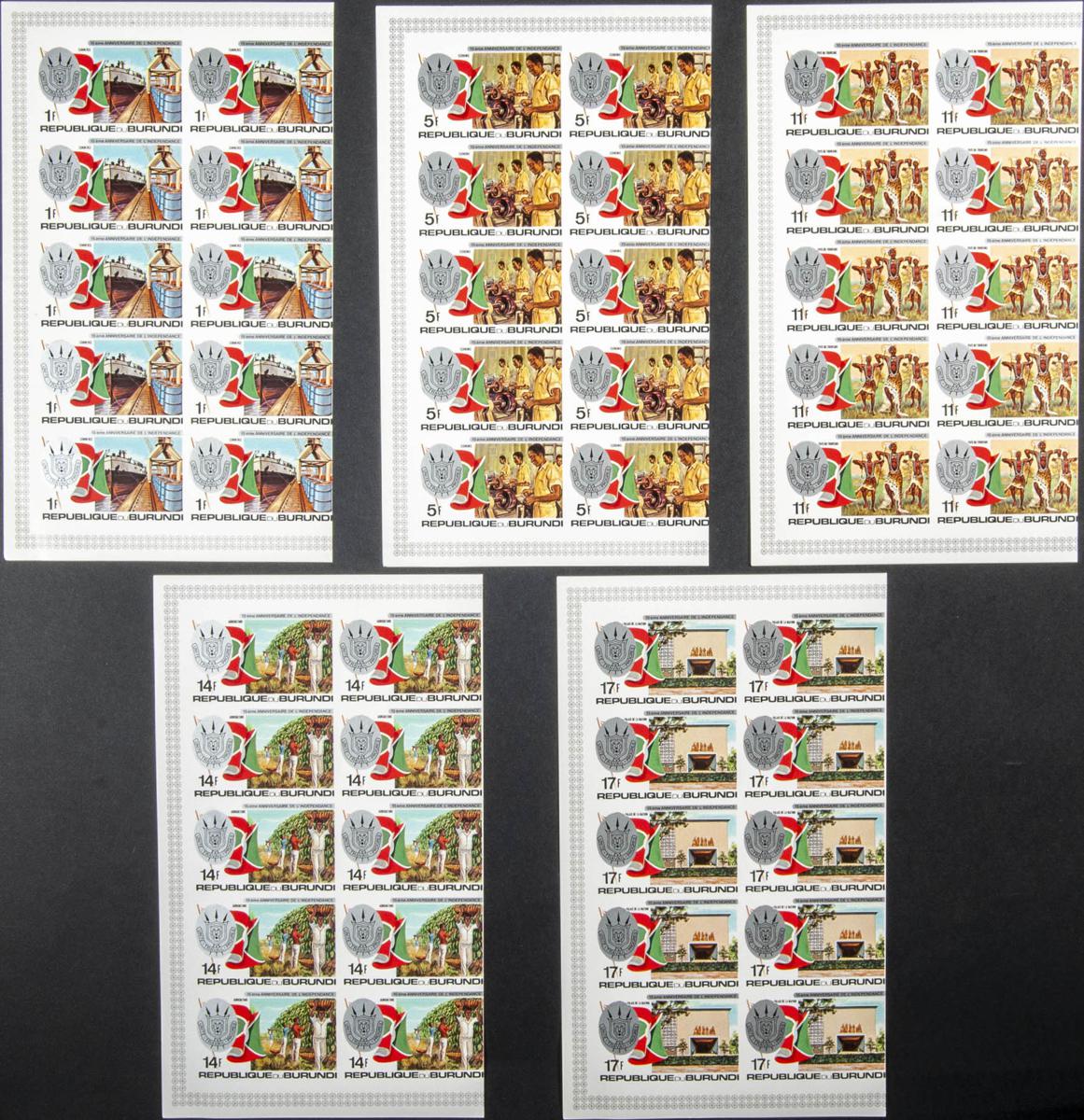 Lot 749 - burundi burundi - IBERPHIL Auction #109. The Fournier Universe. Part 1 Lot 749 - burundi burundi - IBERPHIL Auction #109. The Fournier Universe. Part 1