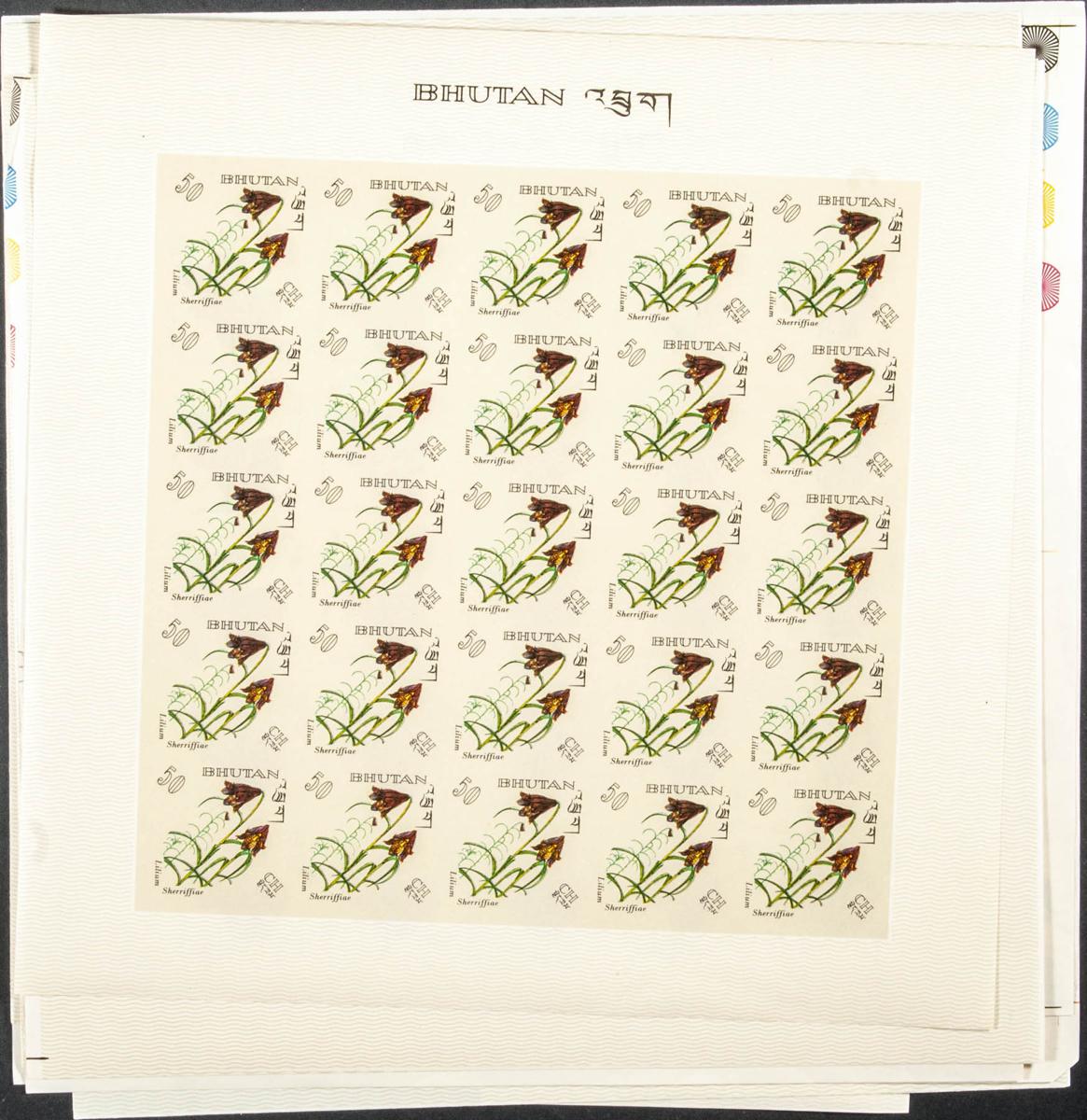 Lot 816 - bhutan bhutan - IBERPHIL Auction #109. The Fournier Universe. Part 1 Lot 816 - bhutan bhutan - IBERPHIL Auction #109. The Fournier Universe. Part 1