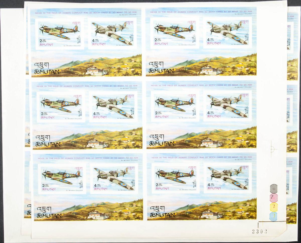Lot 827 - bhutan bhutan - IBERPHIL Auction #109. The Fournier Universe. Part 1 Lot 827 - bhutan bhutan - IBERPHIL Auction #109. The Fournier Universe. Part 1