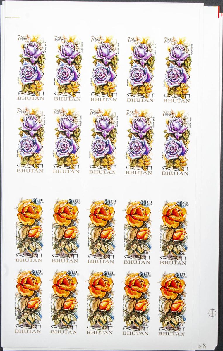 Lot 858 - bhutan bhutan -  IBERPHIL Auction #109. The Fournier Universe. Part 1