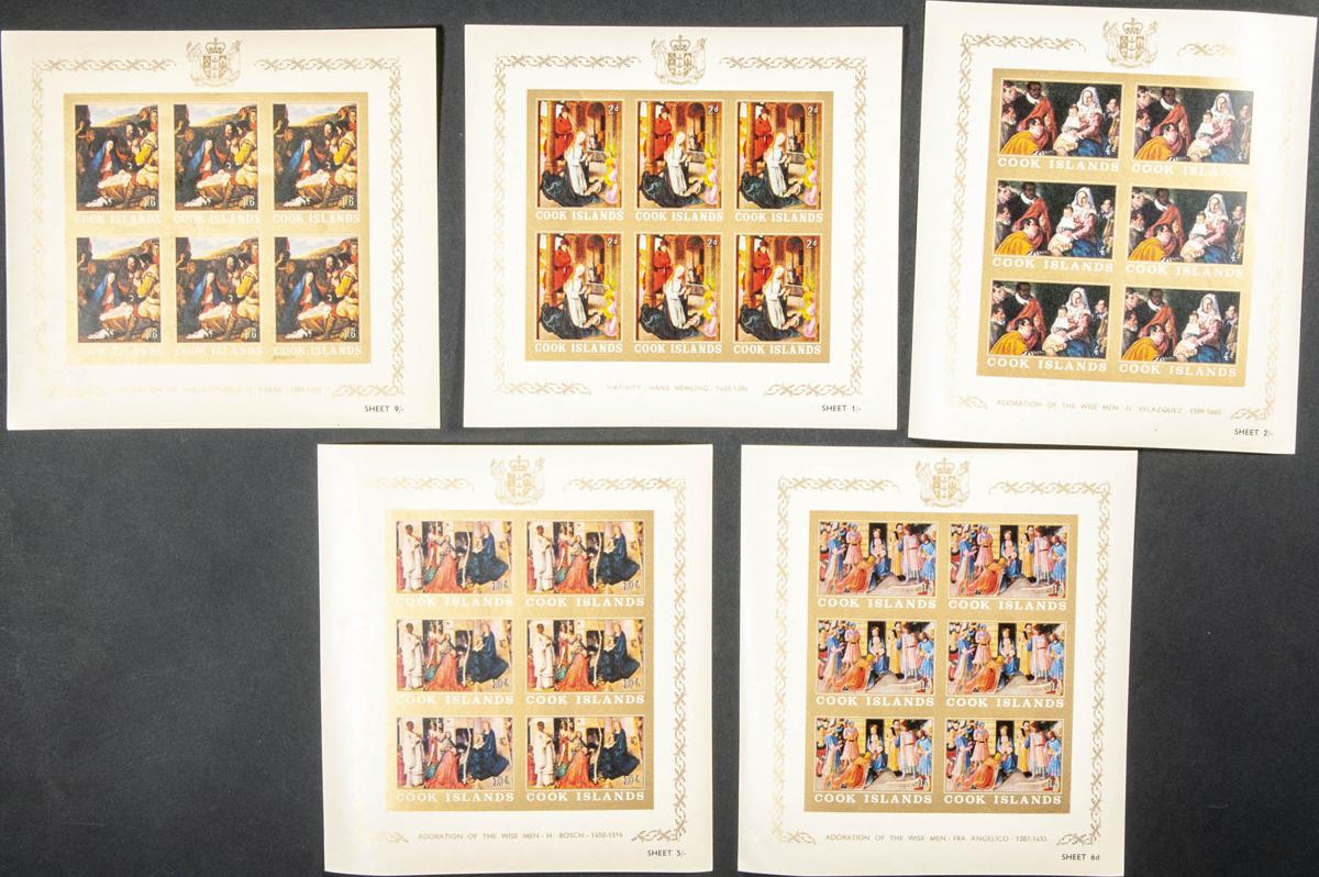 Lot 875 - cook islands cook islands -  IBERPHIL Auction #109. The Fournier Universe. Part 1
