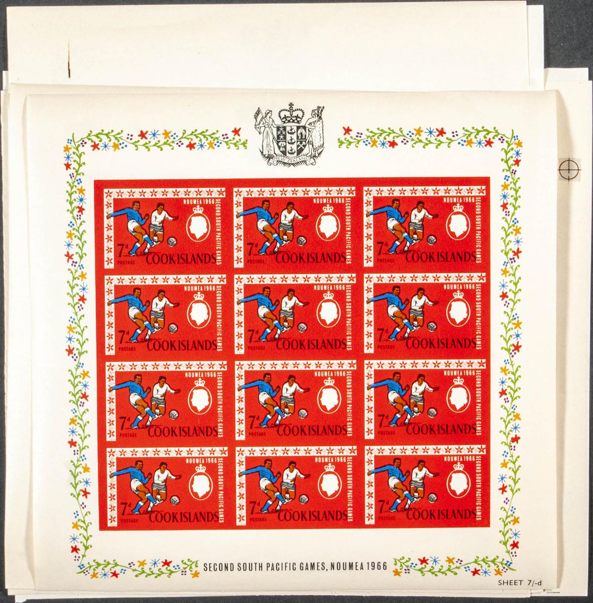 Lot 878 - cook islands cook islands -  IBERPHIL Auction #109. The Fournier Universe. Part 1