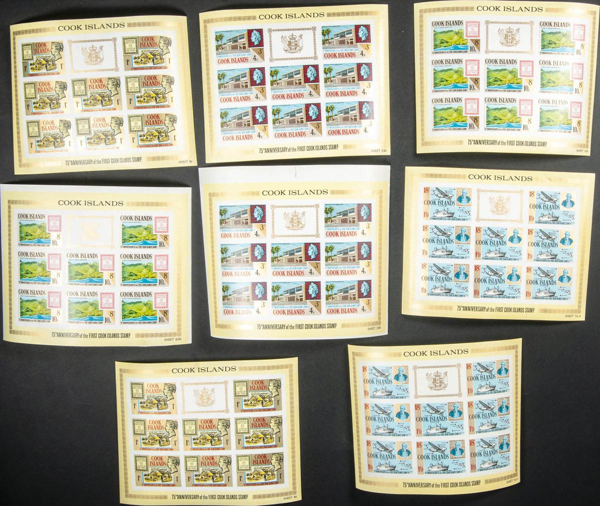 Lot 882 - cook islands cook islands -  IBERPHIL Auction #109. The Fournier Universe. Part 1