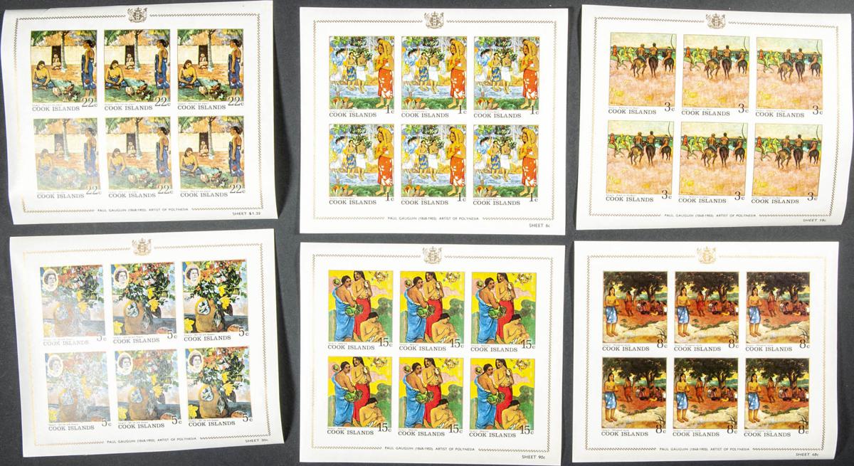 Lot 884 - cook islands cook islands -  IBERPHIL Auction #109. The Fournier Universe. Part 1