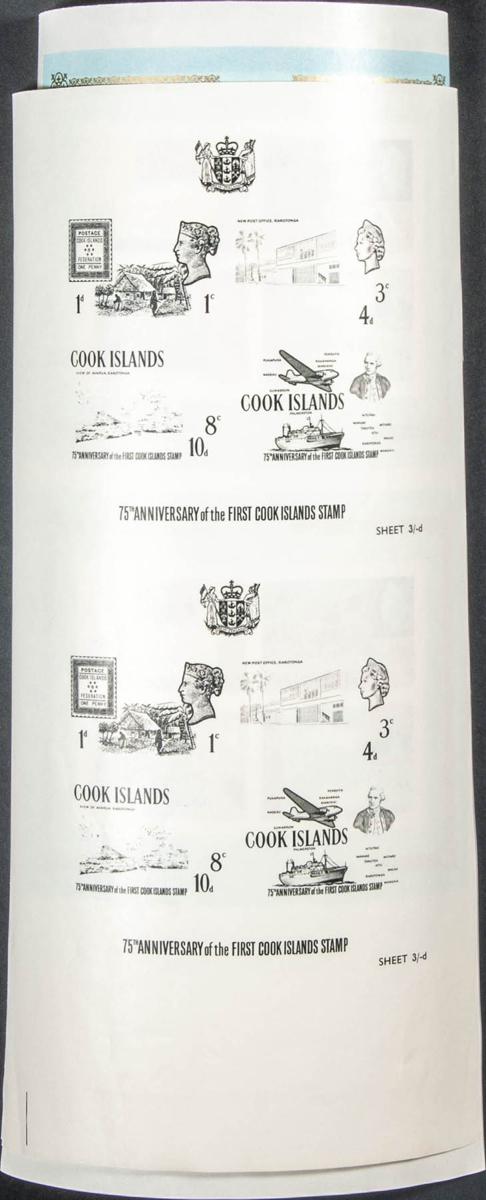 Lot 890 - cook islands cook islands -  IBERPHIL Auction #109. The Fournier Universe. Part 1