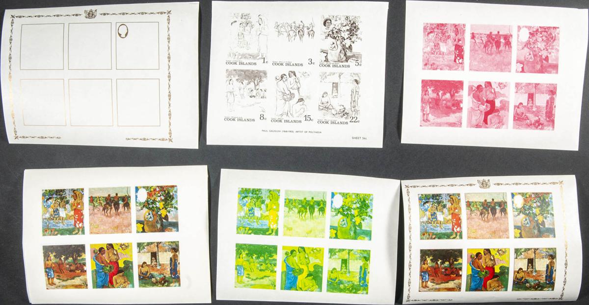 Lot 891 - cook islands cook islands -  IBERPHIL Auction #109. The Fournier Universe. Part 1