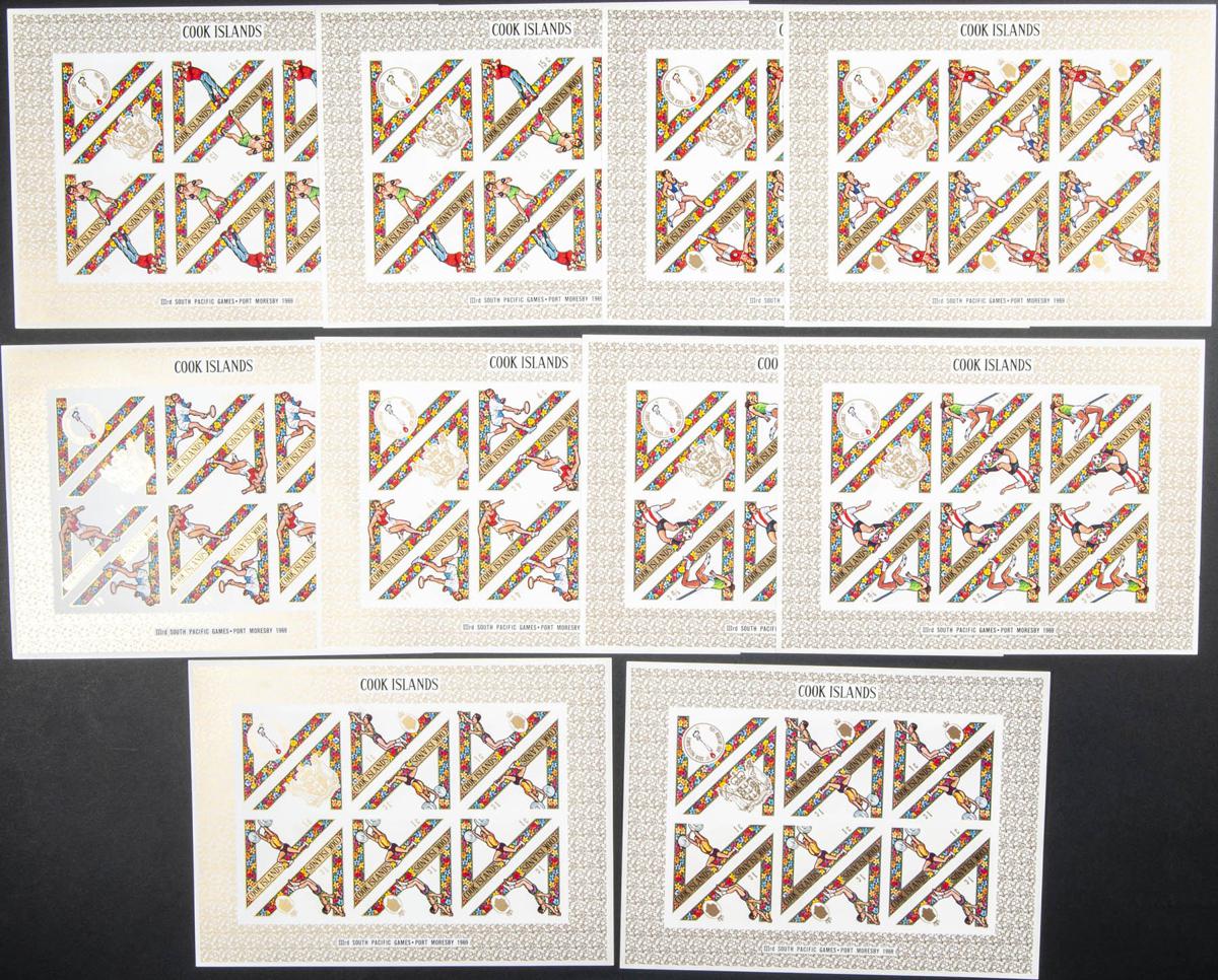 Lot 902 - cook islands cook islands -  IBERPHIL Auction #109. The Fournier Universe. Part 1