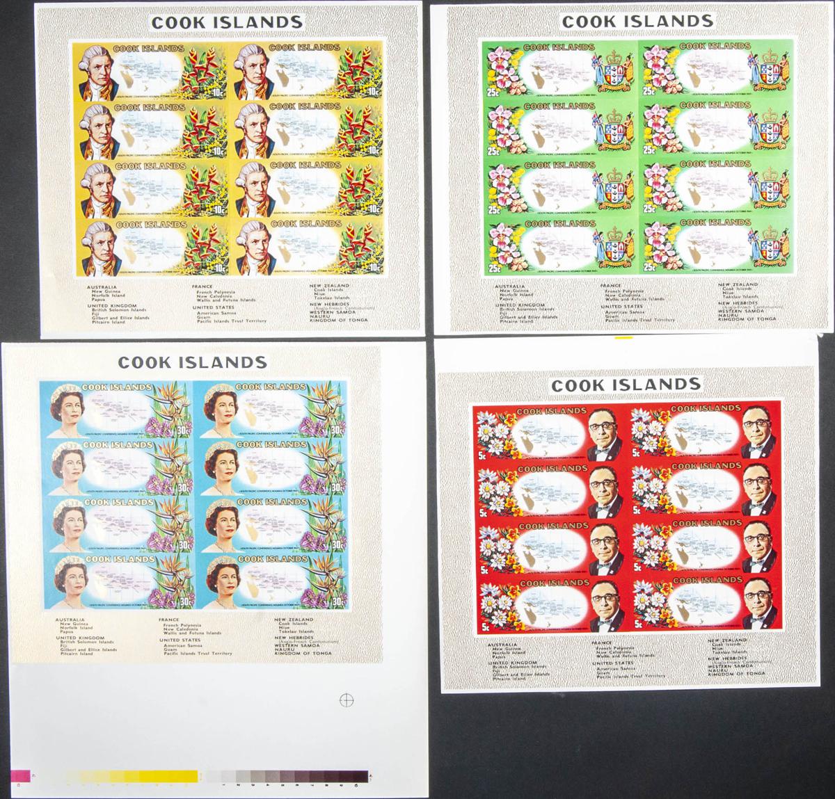 Lot 903 - cook islands cook islands -  IBERPHIL Auction #109. The Fournier Universe. Part 1