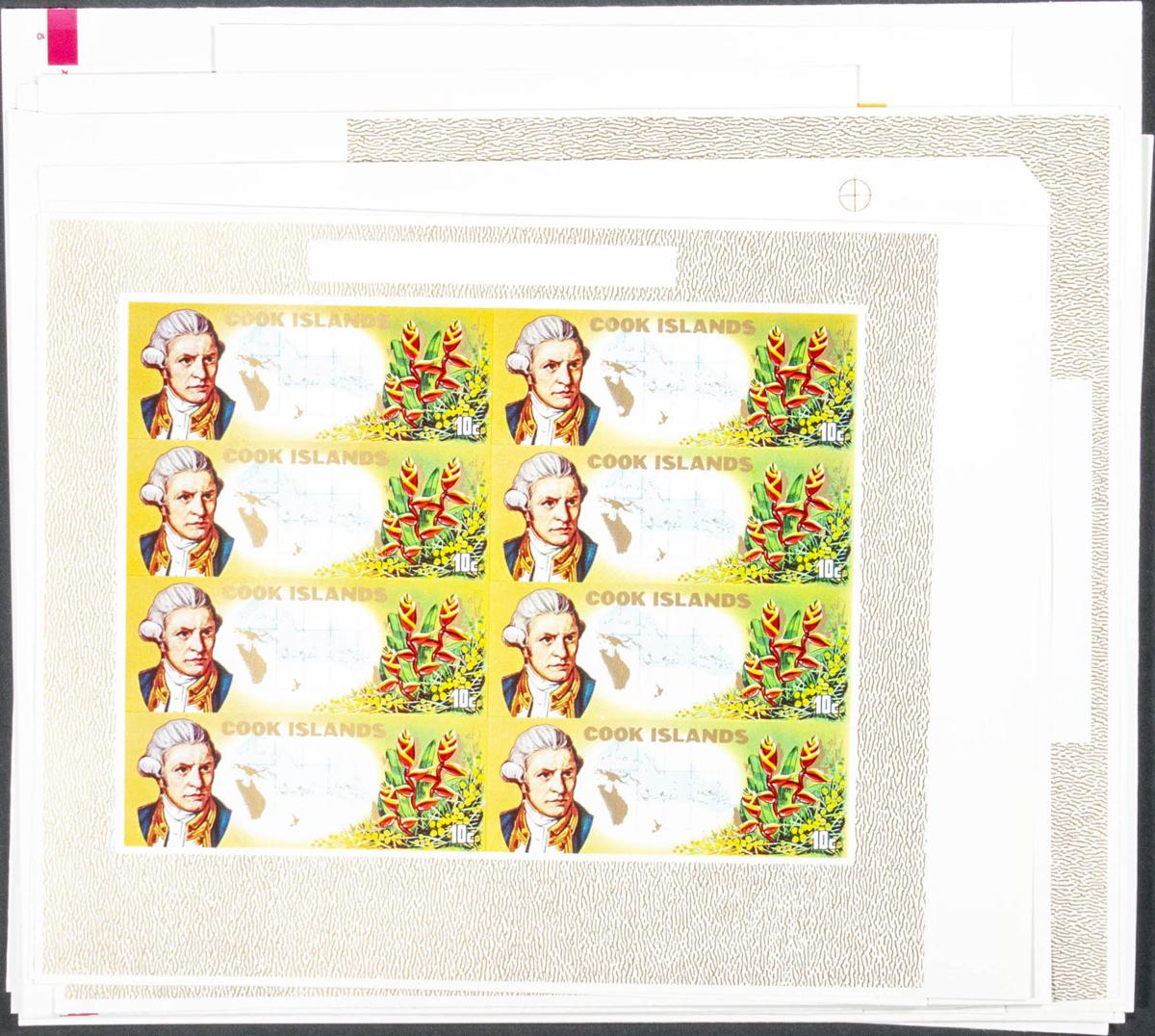 Lot 904 - cook islands cook islands -  IBERPHIL Auction #109. The Fournier Universe. Part 1