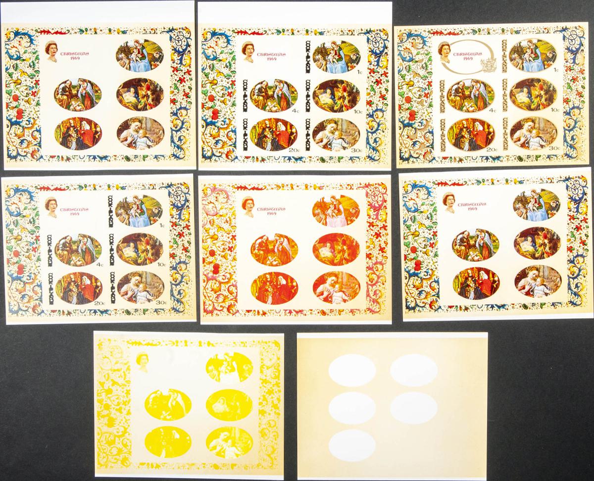 Lot 909 - cook islands cook islands -  IBERPHIL Auction #109. The Fournier Universe. Part 1