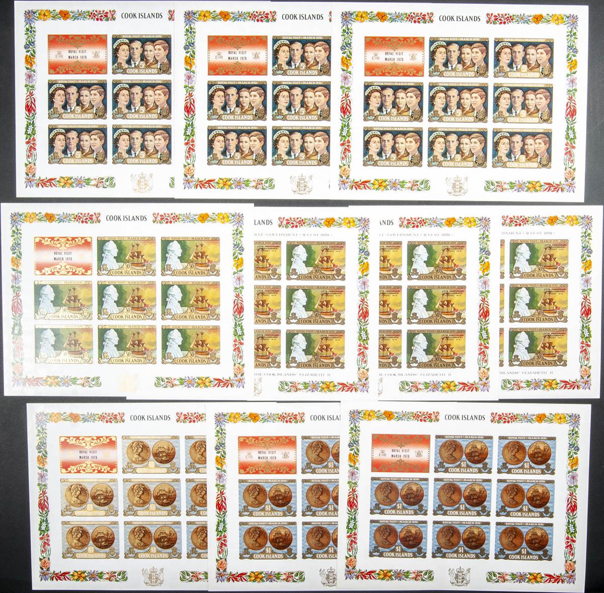 Lot 912 - cook islands cook islands -  IBERPHIL Auction #109. The Fournier Universe. Part 1