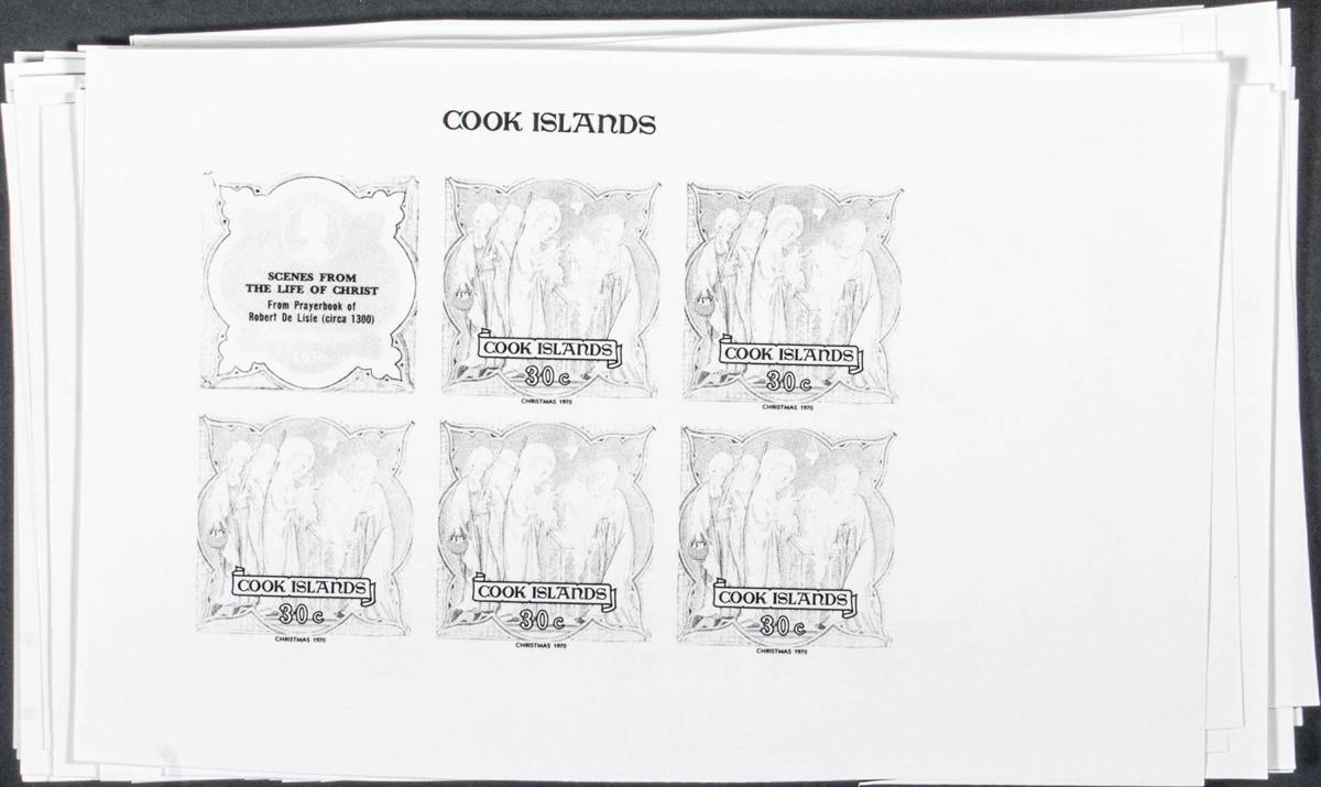 Lot 914 - cook islands cook islands -  IBERPHIL Auction #109. The Fournier Universe. Part 1