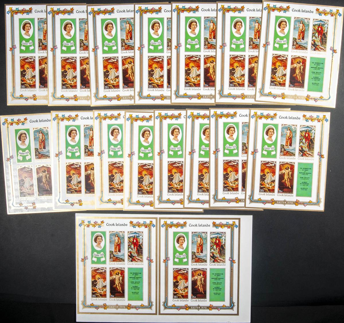 Lot 916 - cook islands cook islands -  IBERPHIL Auction #109. The Fournier Universe. Part 1