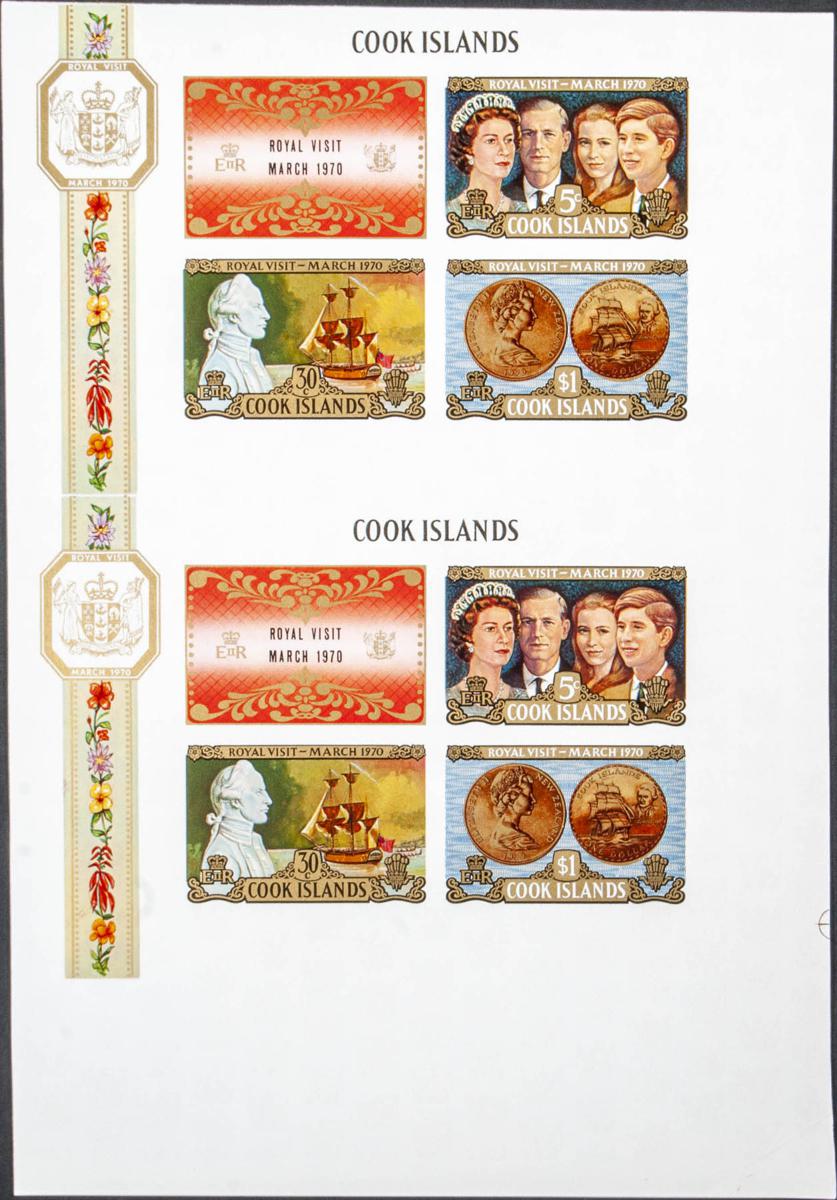 Lot 918 - cook islands cook islands -  IBERPHIL Auction #109. The Fournier Universe. Part 1