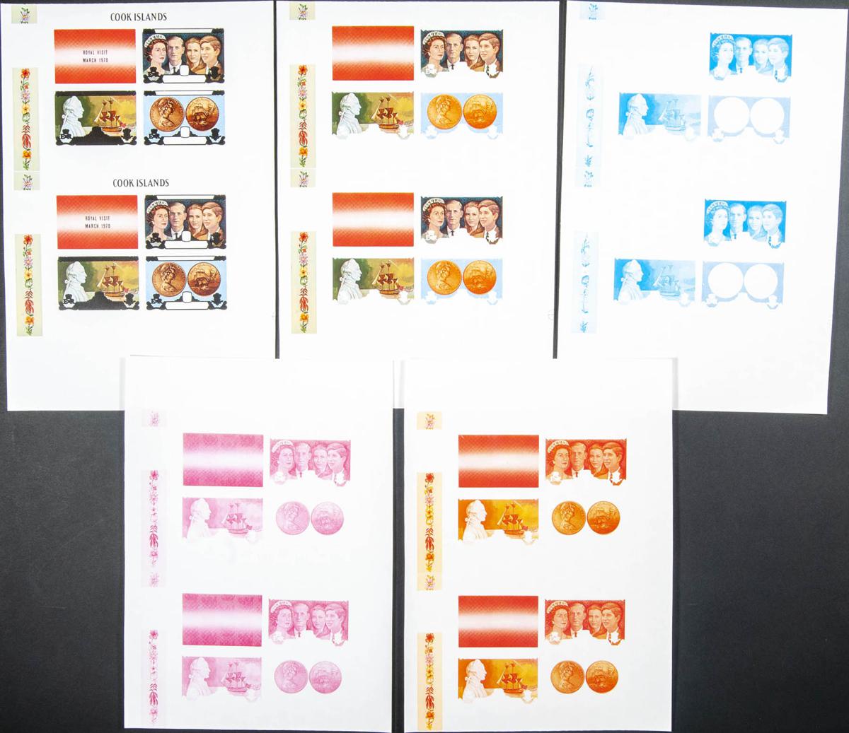 Lot 919 - cook islands cook islands -  IBERPHIL Auction #109. The Fournier Universe. Part 1