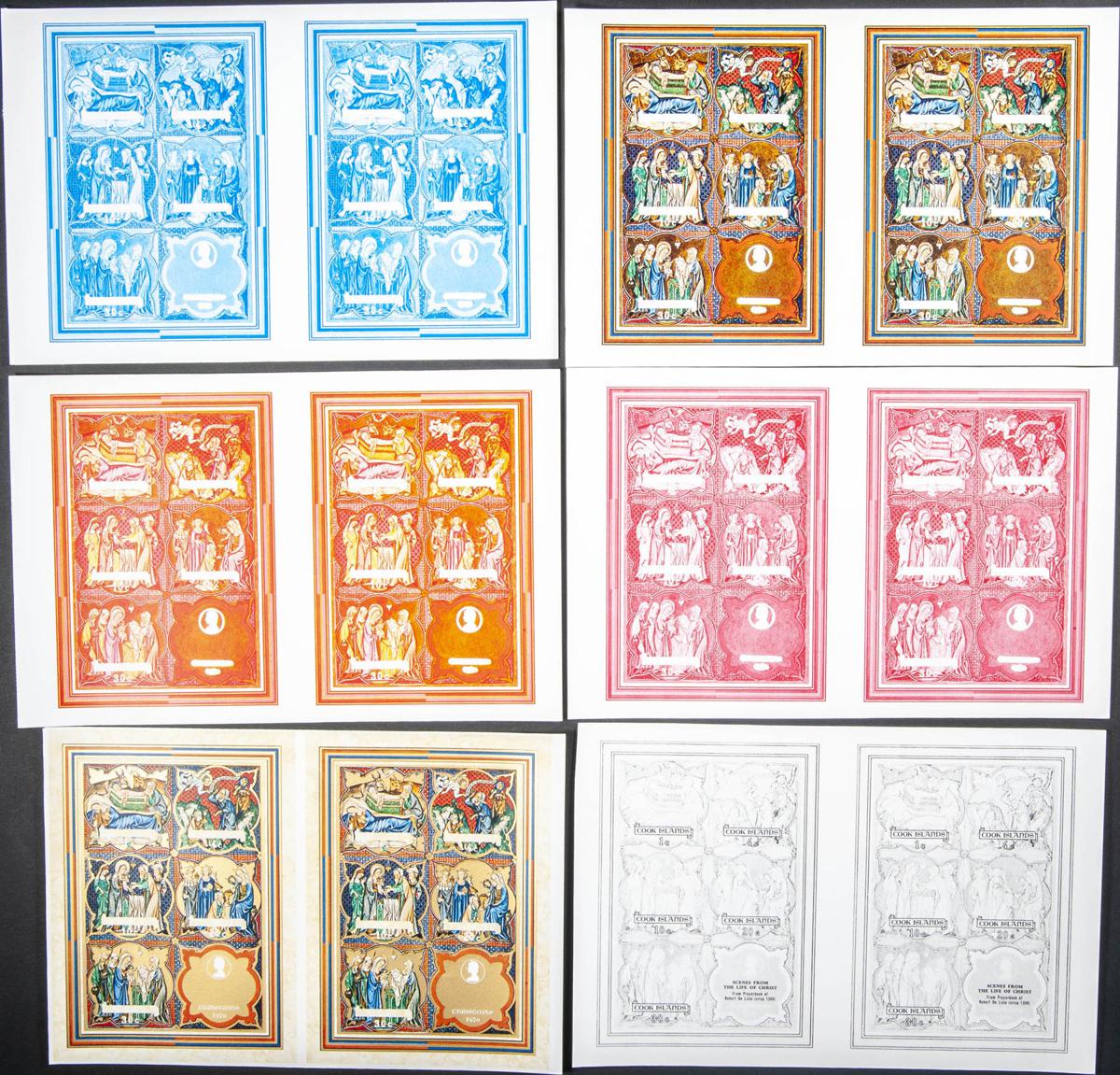 Lot 921 - cook islands cook islands -  IBERPHIL Auction #109. The Fournier Universe. Part 1