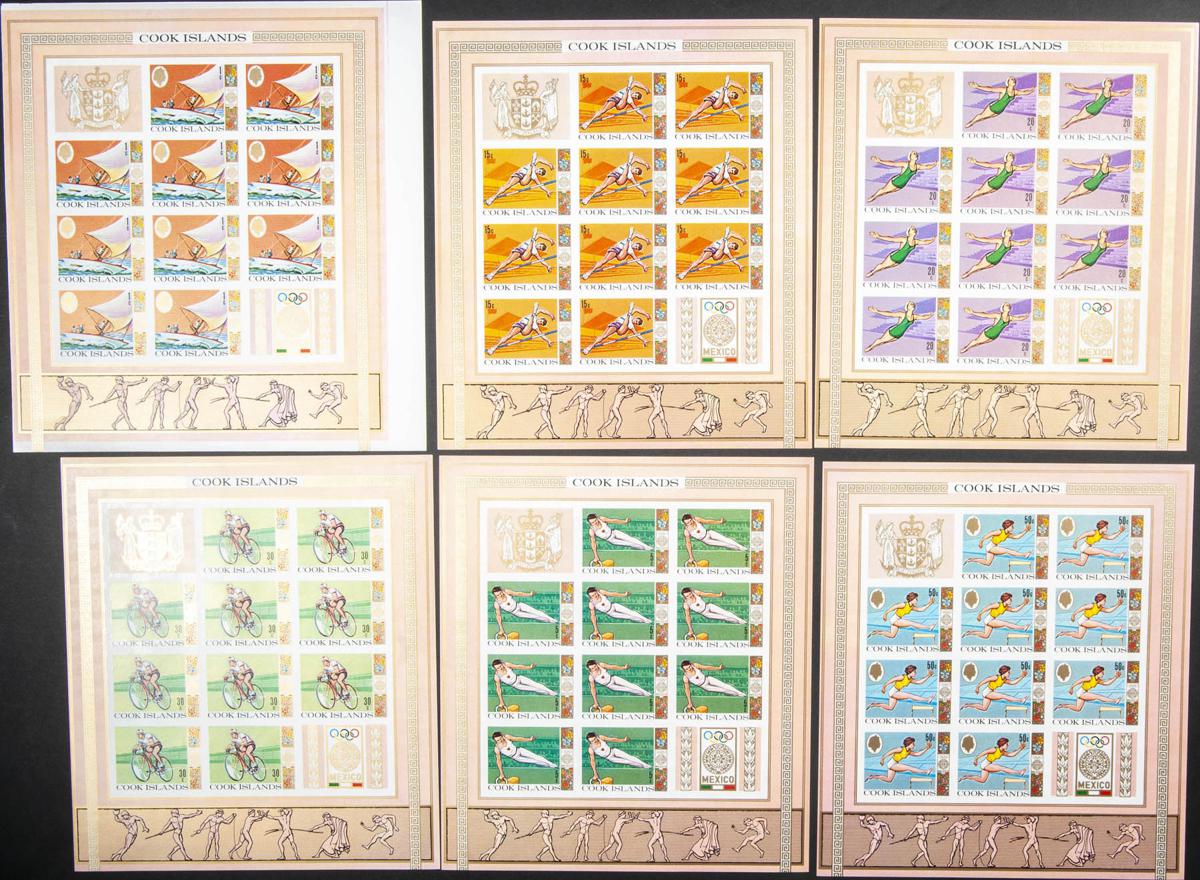 Lot 925 - cook islands cook islands -  IBERPHIL Auction #109. The Fournier Universe. Part 1
