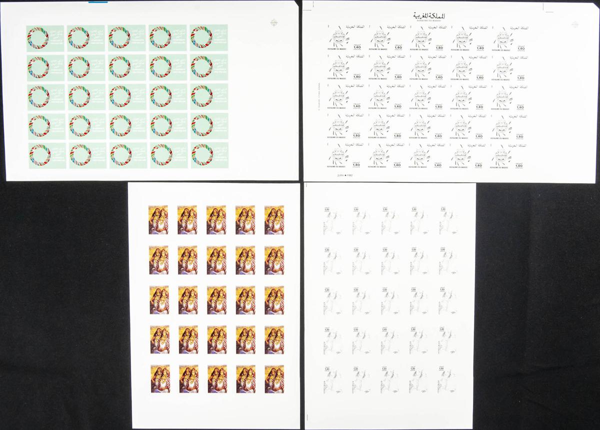 Lot 1957 - Independent Marocco Independent Marocco - IBERPHIL Auction #110. The Fournier Universe. Part 2 Lot 1957 - Independent Marocco Independent Marocco - IBERPHIL Auction #110. The Fournier Universe. Part 2