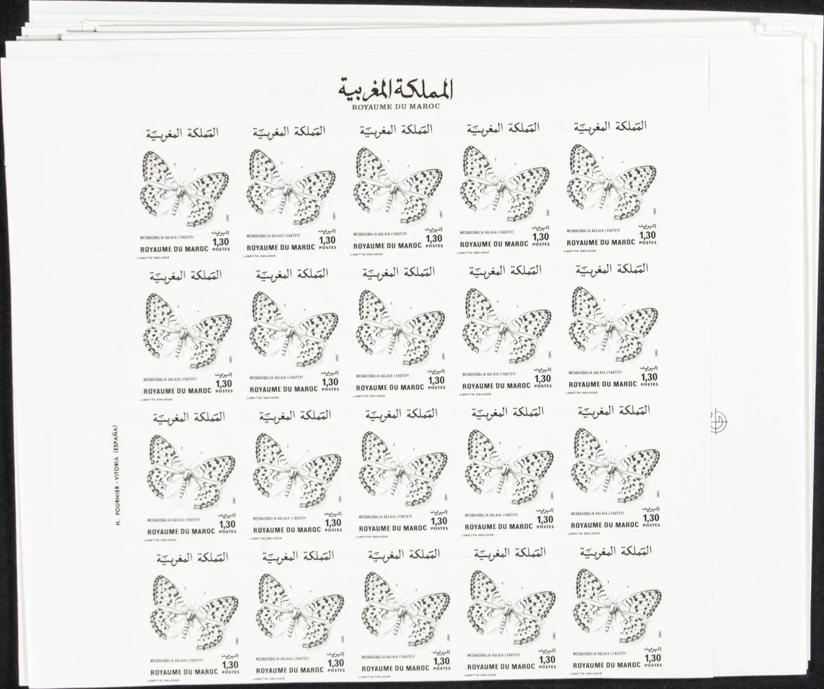 Lot 1960 - Independent Marocco Independent Marocco - IBERPHIL Auction #110. The Fournier Universe. Part 2 Lot 1960 - Independent Marocco Independent Marocco - IBERPHIL Auction #110. The Fournier Universe. Part 2