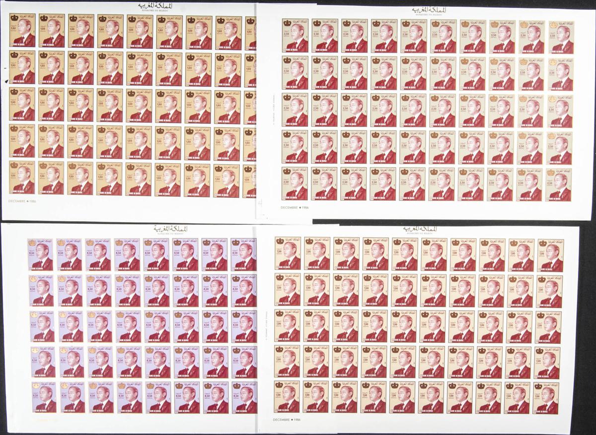 Lot 2021 - Independent Marocco Independent Marocco -  IBERPHIL Auction #110. The Fournier Universe. Part 2