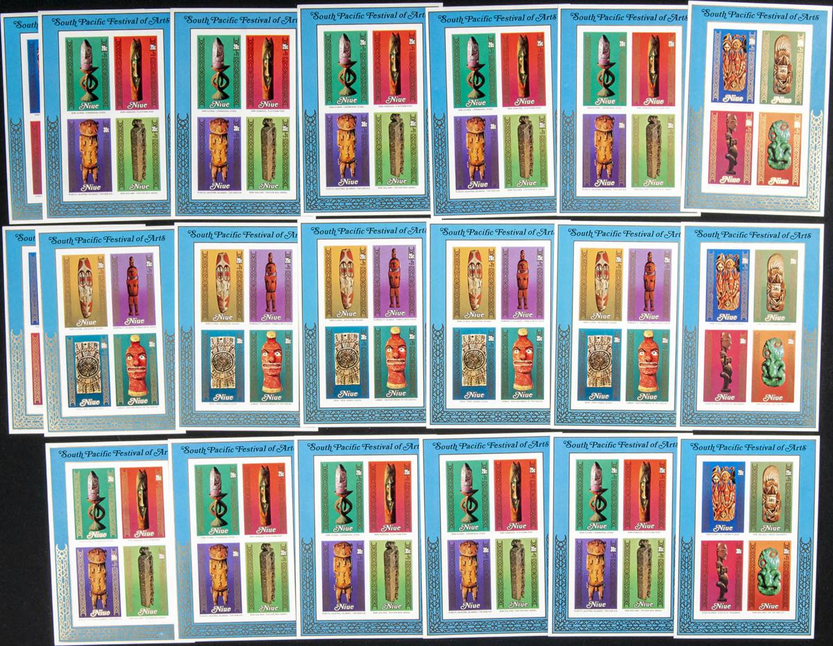 Lot 2185 - niue niue -  IBERPHIL Auction #110. The Fournier Universe. Part 2