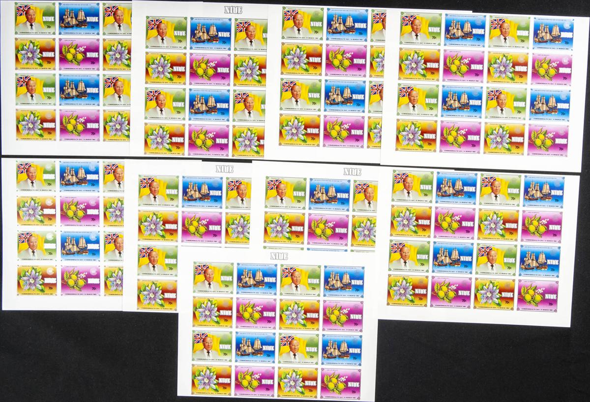 Lot 2220 - niue niue -  IBERPHIL Auction #110. The Fournier Universe. Part 2