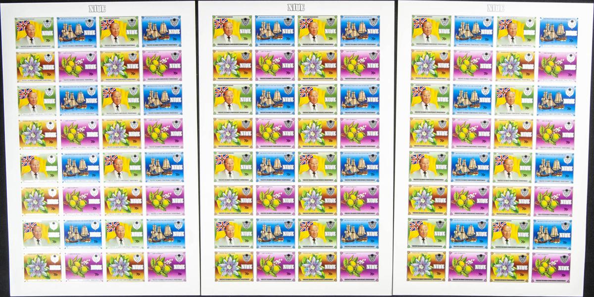 Lot 2221 - niue niue -  IBERPHIL Auction #110. The Fournier Universe. Part 2