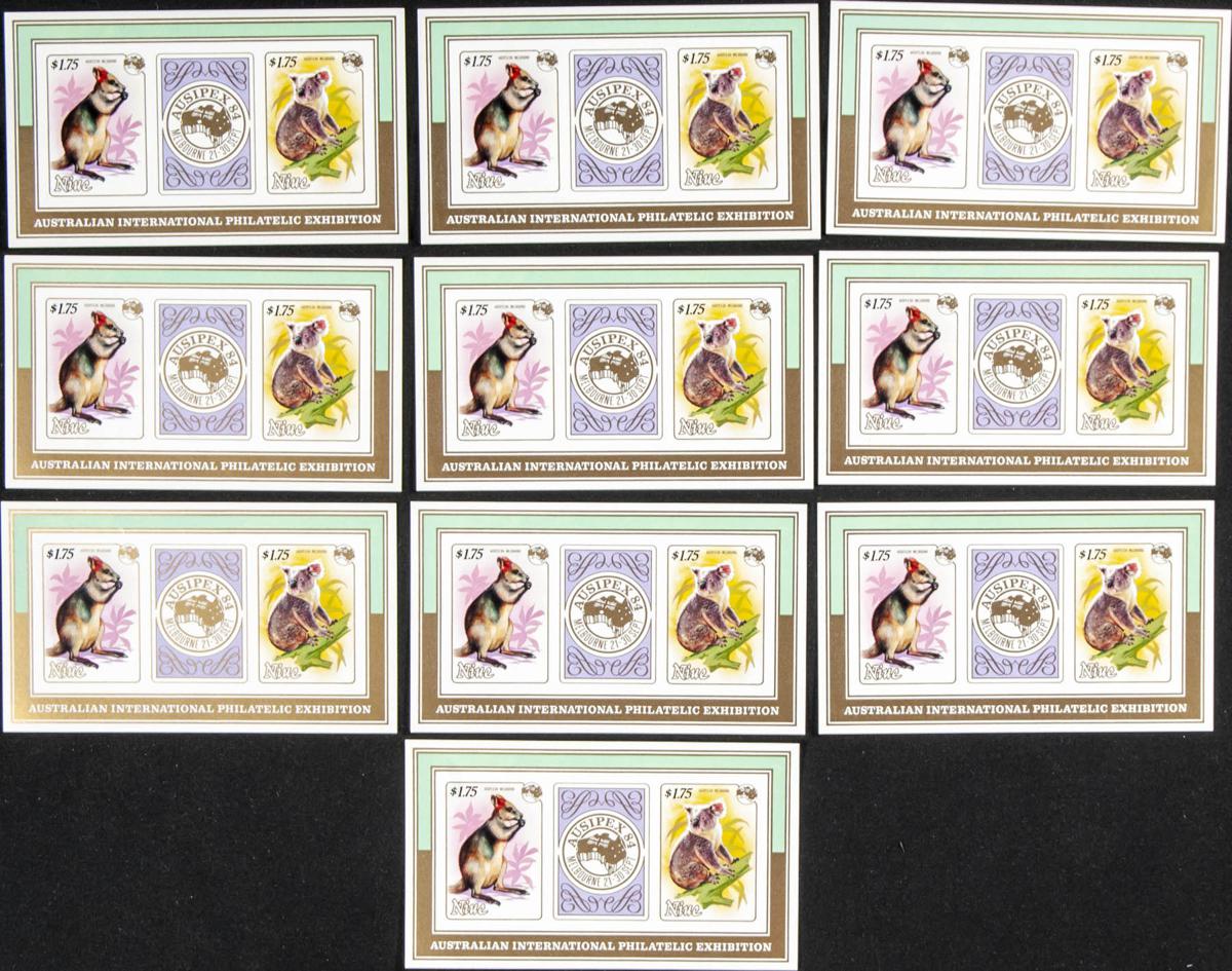 Lot 2244 - niue niue -  IBERPHIL Auction #110. The Fournier Universe. Part 2