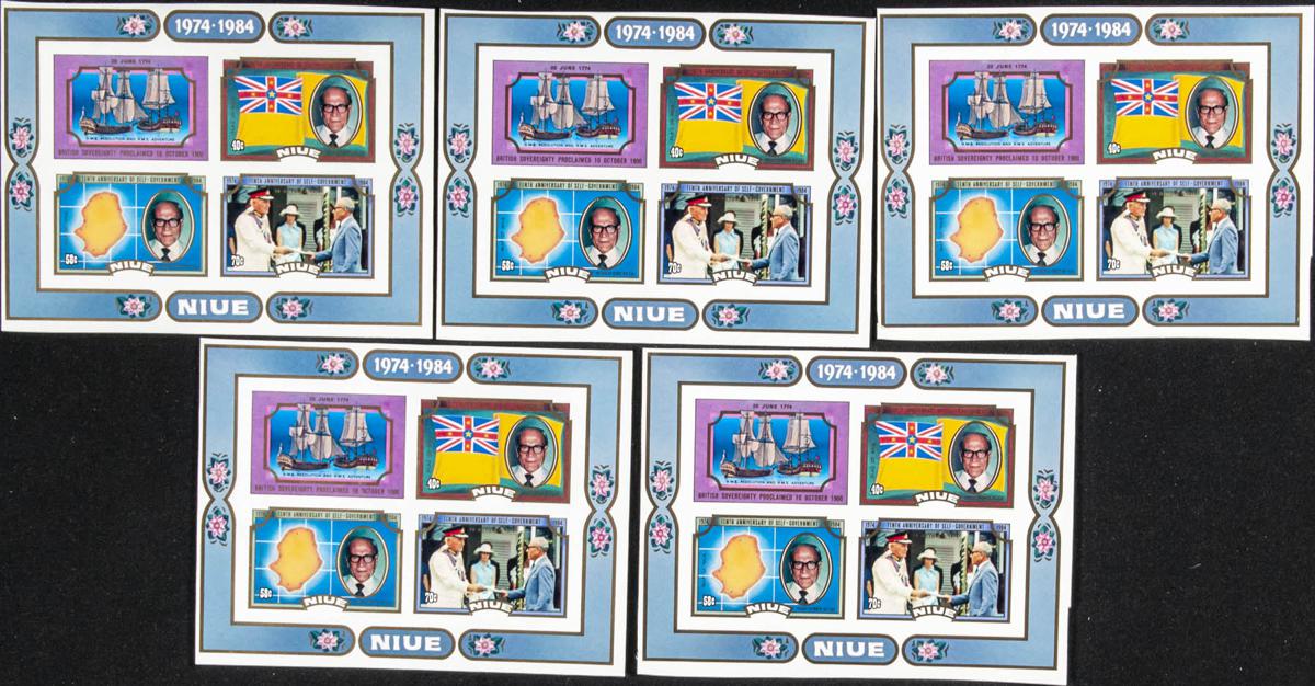 Lot 2246 - niue niue -  IBERPHIL Auction #110. The Fournier Universe. Part 2