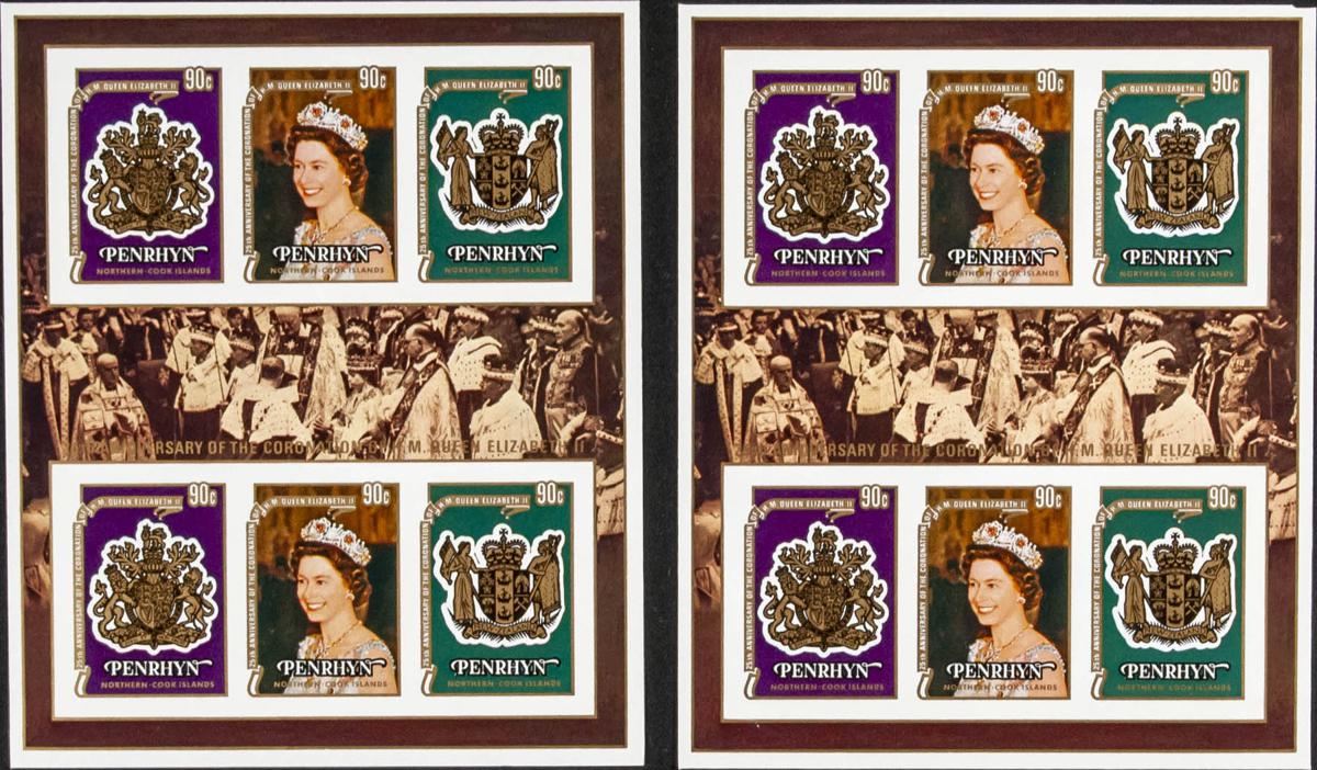 Lot 2340 - penrhyn island penrhyn island - IBERPHIL Auction #110. The Fournier Universe. Part 2 Lot 2340 - penrhyn island penrhyn island - IBERPHIL Auction #110. The Fournier Universe. Part 2