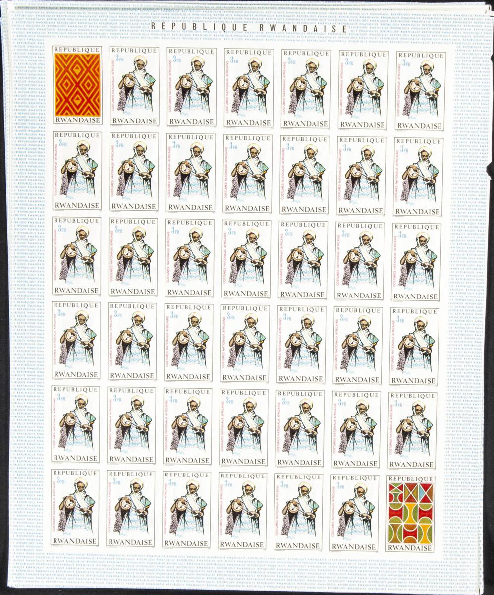 Lot 2543 - rwanda rwanda -  IBERPHIL Auction #110. The Fournier Universe. Part 2
