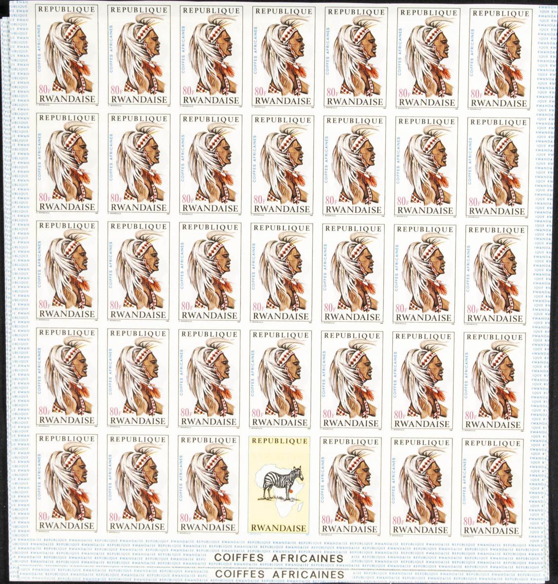 Lot 2547 - rwanda rwanda -  IBERPHIL Auction #110. The Fournier Universe. Part 2