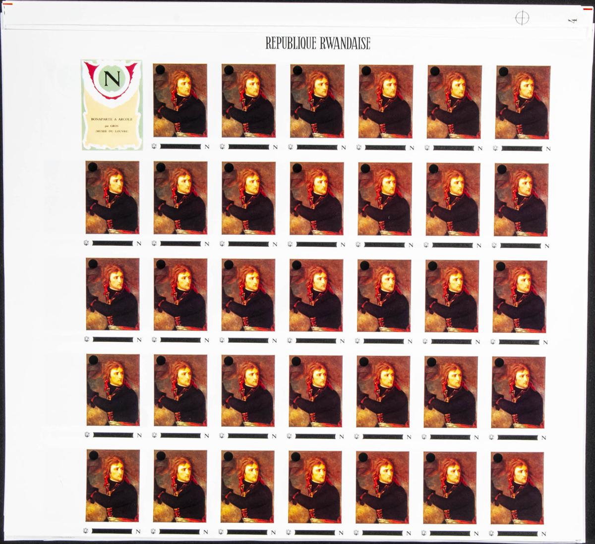Lot 2553 - rwanda rwanda -  IBERPHIL Auction #110. The Fournier Universe. Part 2