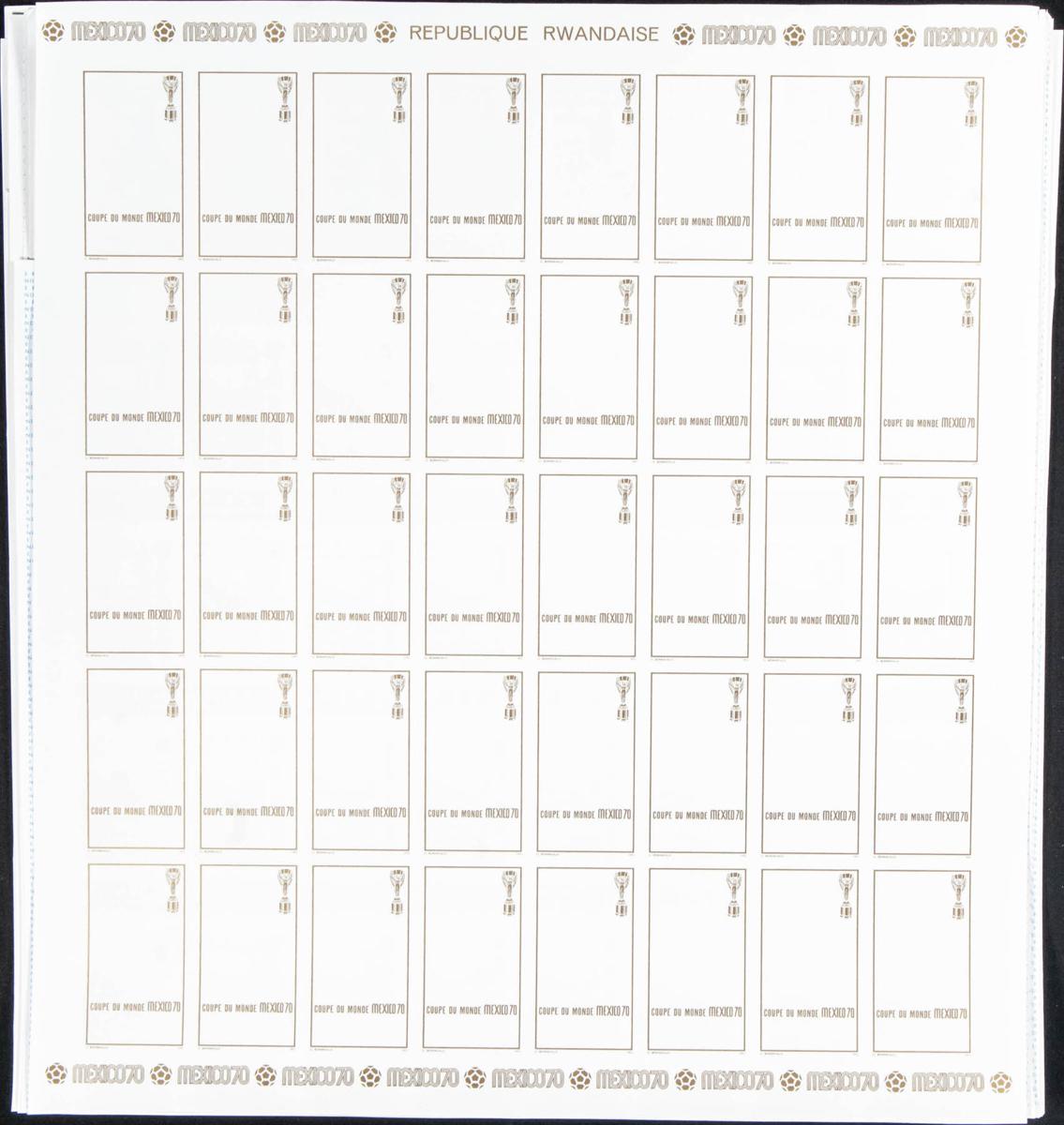 Lot 2559 - rwanda rwanda -  IBERPHIL Auction #110. The Fournier Universe. Part 2
