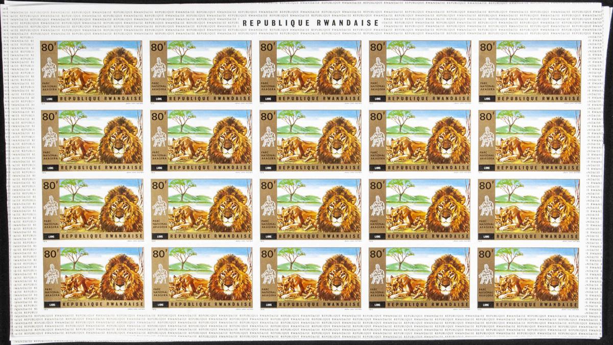 Lot 2581 - rwanda rwanda - IBERPHIL Auction #110. The Fournier Universe. Part 2 Lot 2581 - rwanda rwanda - IBERPHIL Auction #110. The Fournier Universe. Part 2