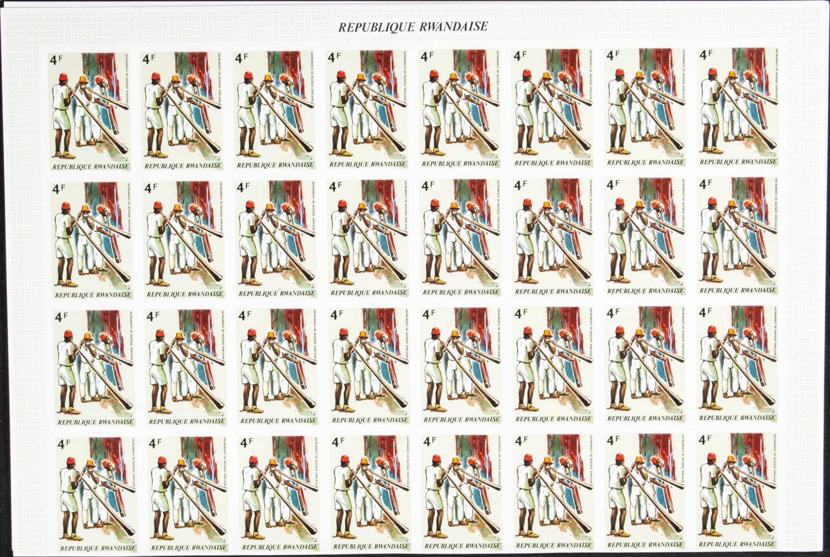 Lot 2595 - rwanda rwanda -  IBERPHIL Auction #110. The Fournier Universe. Part 2