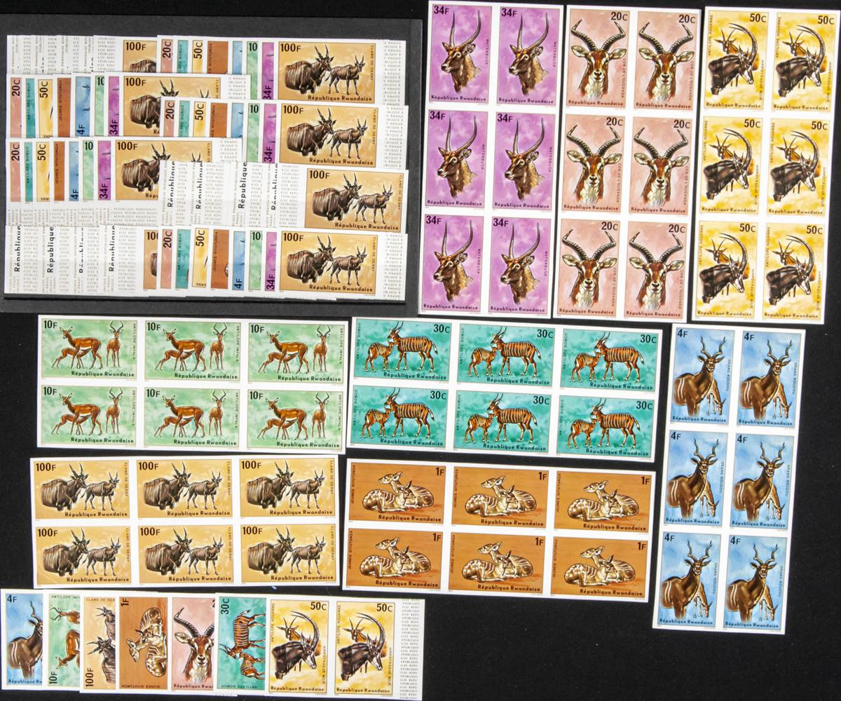 Lot 2617 - rwanda rwanda -  IBERPHIL Auction #110. The Fournier Universe. Part 2