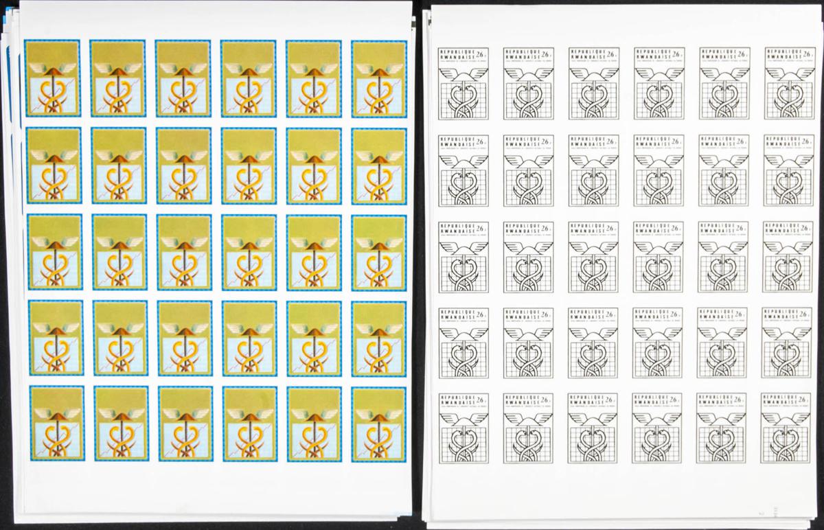 Lot 2627 - rwanda rwanda - IBERPHIL Auction #110. The Fournier Universe. Part 2 Lot 2627 - rwanda rwanda - IBERPHIL Auction #110. The Fournier Universe. Part 2