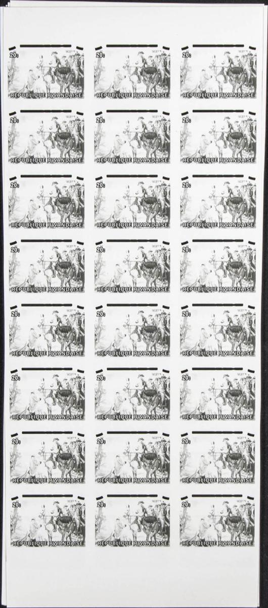 Lot 2644 - rwanda rwanda -  IBERPHIL Auction #110. The Fournier Universe. Part 2