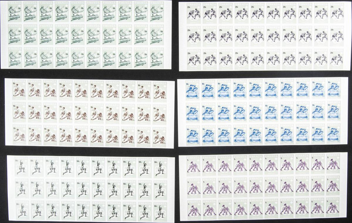 Lot 2647 - rwanda rwanda -  IBERPHIL Auction #110. The Fournier Universe. Part 2