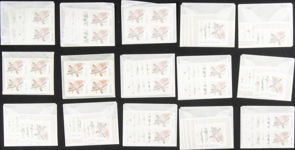 Lot 2657 - rwanda rwanda -  IBERPHIL Auction #110. The Fournier Universe. Part 2