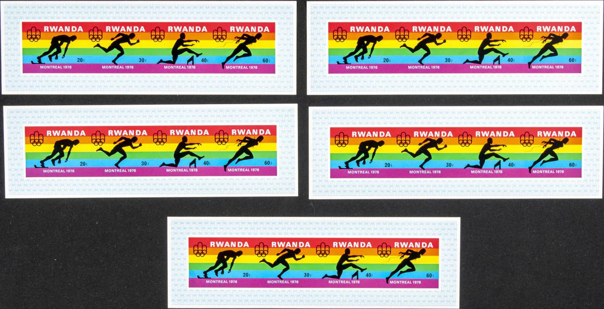 Lot 2660 - rwanda rwanda -  IBERPHIL Auction #110. The Fournier Universe. Part 2