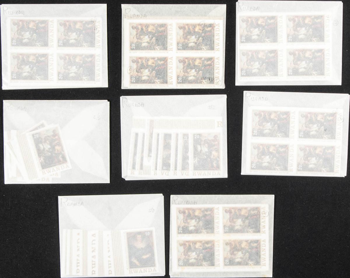 Lot 2661 - rwanda rwanda -  IBERPHIL Auction #110. The Fournier Universe. Part 2