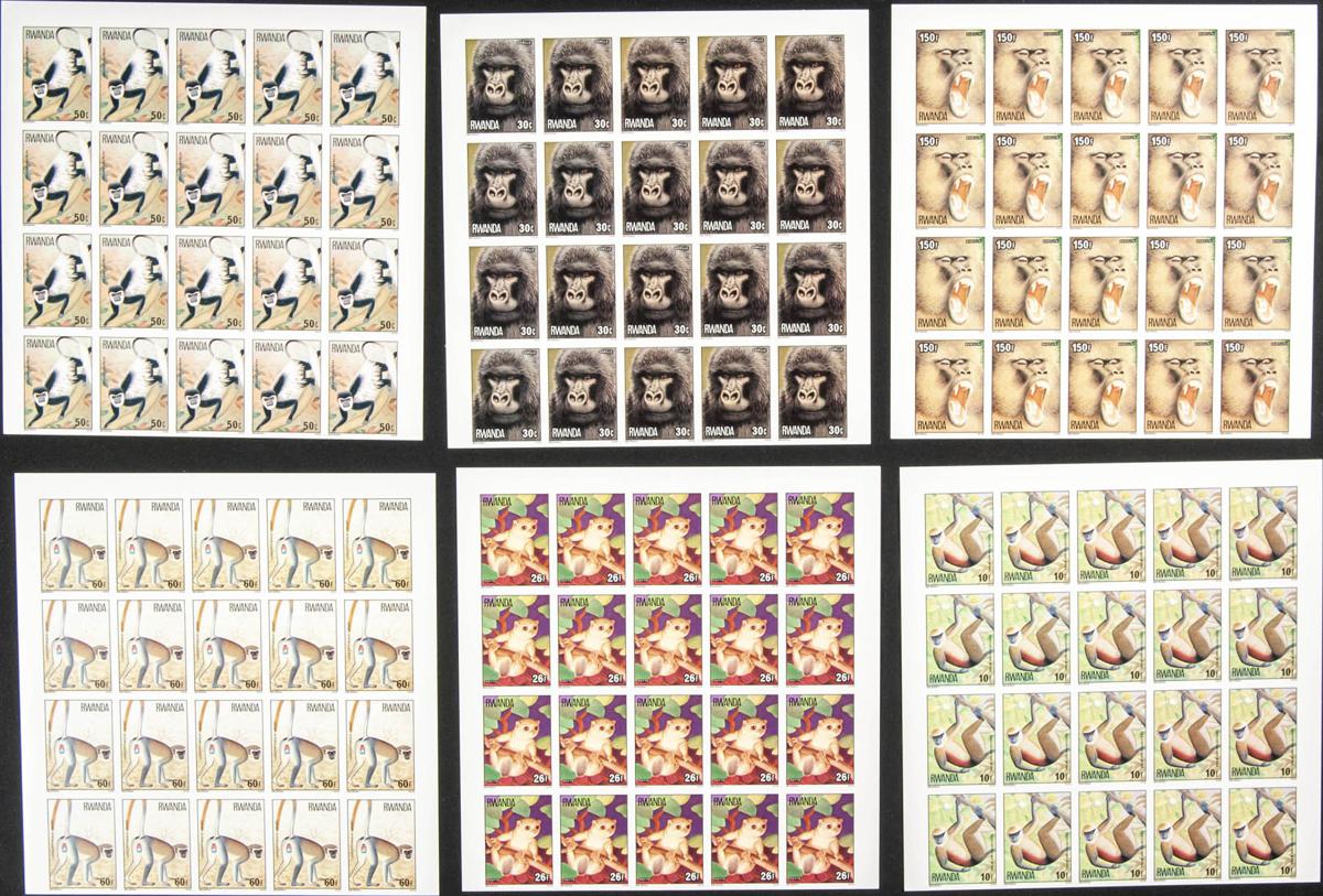 Lot 2667 - rwanda rwanda -  IBERPHIL Auction #110. The Fournier Universe. Part 2