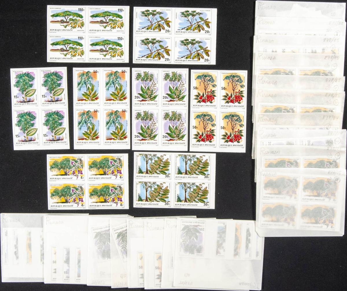 Lot 2676 - rwanda rwanda -  IBERPHIL Auction #110. The Fournier Universe. Part 2