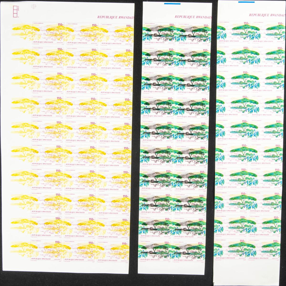 Lot 2677 - rwanda rwanda -  IBERPHIL Auction #110. The Fournier Universe. Part 2