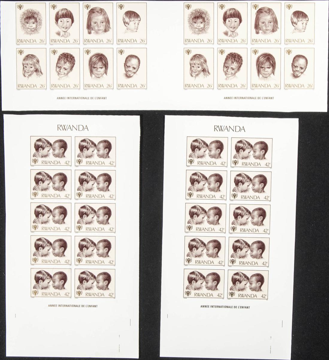 Lot 2678 - rwanda rwanda -  IBERPHIL Auction #110. The Fournier Universe. Part 2